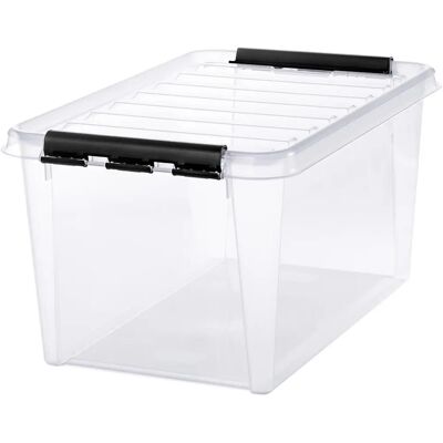 Orthex 45L Transparent Plastic Storage Box Orthex 45L Transparent Plastic Storage Box