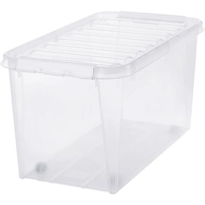 SmartStore Classic 70 Oppbevaringsboks - 70L, Gjennomsiktig Rød SmartStore Classic 70 Oppbevaringsboks - 70L, Gjennomsiktig Rød