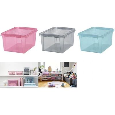 Orthex Marque Modèle Color 31 Boîte de Rangement - 32L Gris - Publicité Orthex Marque Modèle Color 31 Boîte de Rangement - 32L Gris - Publicité