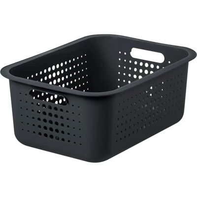 Orthex Recycled Plastic Basket - 10L Grey Orthex Recycled Plastic Basket - 10L Grey