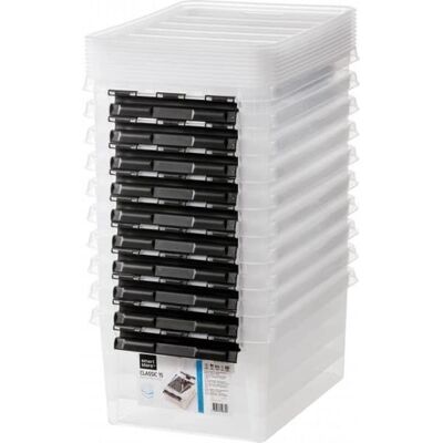 SmartStore Classic 15 Aufbewahrungsbox - A4, Stapelbar, Recycelter Kunststoff SmartStore Classic 15 Aufbewahrungsbox - A4, Stapelbar, Recycelter Kunststoff