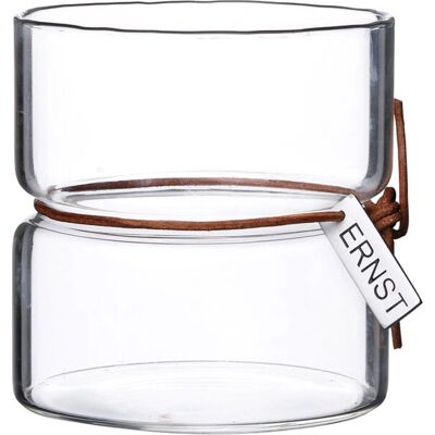 ERNST - Glasslykter til lys - Transparent ERNST - Glasslykter til lys - Transparent