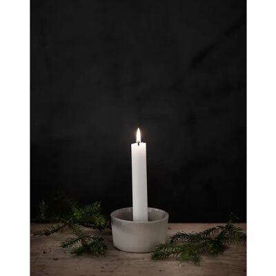 Ernst Vit ljusstake för pelarljus - Modern inredning Ernst Vit ljusstake för pelarljus - Modern inredning