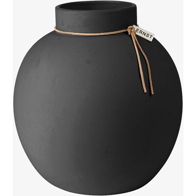ERNST - Rund vase i stentøj, stor - Grå ERNST - Rund vase i stentøj, stor - Grå