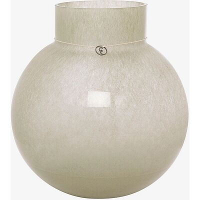 ERNST Grön rund glasvas - Diameter 24cm, Høyde 25cm ERNST Grön rund glasvas - Diameter 24cm, Høyde 25cm