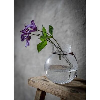 ERNST - Boble vase - Gennemsigtig - Rund form - Gennemsigtigt glas - Unisex ERNST - Boble vase - Gennemsigtig - Rund form - Gennemsigtigt glas - Unisex