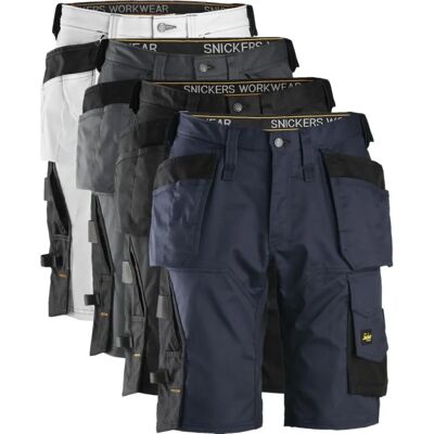 Snickers Workwear Stretch Shorts - Allroundwork - Marine/Nero - Shorts Snickers Workwear Stretch Shorts - Allroundwork - Marine/Nero - Shorts