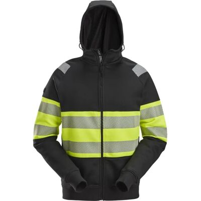 Snickers High-Vis Hoodie met Rits Snickers High-Vis Hoodie met Rits