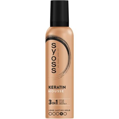Syoss Keratin Mousse 250ml - Hårmousse Syoss Keratin Mousse 250ml - Hårmousse