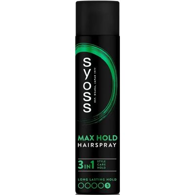Syoss Max Hold Haarlak - Spray voor Sterke Houd - 48H - 400 ml Syoss Max Hold Haarlak - Spray voor Sterke Houd - 48H - 400 ml