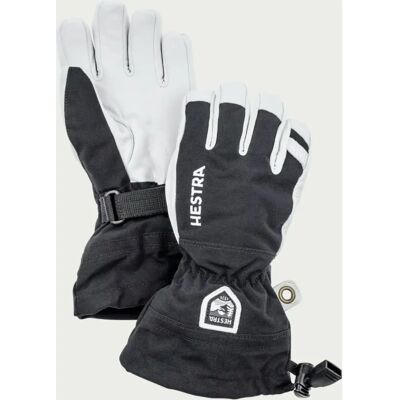 Hestra Kinder Army Leather Heli Ski Schwarz 104/110 cm - Skihandschuhe Hestra Kinder Army Leather Heli Ski Schwarz 104/110 cm - Skihandschuhe