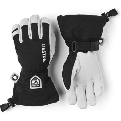 Hestra Junior Army Leather Heli Ski Handschuhe - Schwarz - Handschuhe Hestra Junior Army Leather Heli Ski Handschuhe - Schwarz - Handschuhe