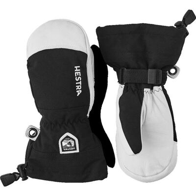Hestra Junior Mitten ARMY-LEDER HELI - Kinder Skihandschuhe Hestra Junior Mitten ARMY-LEDER HELI - Kinder Skihandschuhe