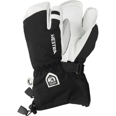 Hestra Army Leather Heli Ski JR 3-finger - Barnens skidvantar Hestra Army Leather Heli Ski JR 3-finger - Barnens skidvantar