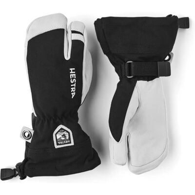 Hestra Army Leather Heli Ski Jr 3-Fingrar - Skidhandskar Hestra Army Leather Heli Ski Jr 3-Fingrar - Skidhandskar