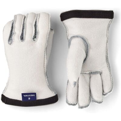 Hestra Heli Ski Jr. Fôr - 5 Finger Offwhite - Hansker Hestra Heli Ski Jr. Fôr - 5 Finger Offwhite - Hansker