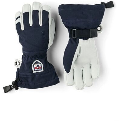 Hestra Army Leather Heli Ski - 5-Finger Navy Skihandschuhe Hestra Army Leather Heli Ski - 5-Finger Navy Skihandschuhe