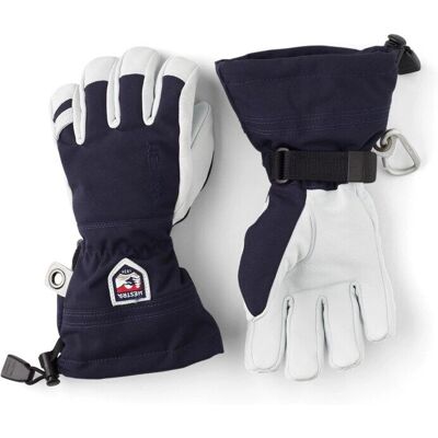 Hestra Army Leather Heli Ski JR 5-finger - Skihansker for barn Hestra Army Leather Heli Ski JR 5-finger - Skihansker for barn