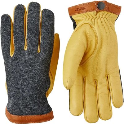 Gants en tricot de peau de cerf et laine - jaune - Taille : 7 HS - Gants - Publicité Gants en tricot de peau de cerf et laine - jaune - Taille : 7 HS - Gants - Publicité