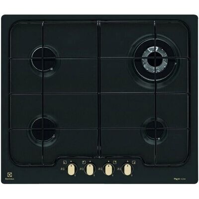 Electrolux PN 640 RUV - Nero - Piano cottura a gas Electrolux PN 640 RUV - Nero - Piano cottura a gas
