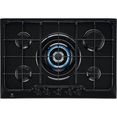 Electrolux Table de Cuisson à Gaz PN750UV 5 Brûleurs Noire - Publicité Electrolux Table de Cuisson à Gaz PN750UV 5 Brûleurs Noire - Publicité