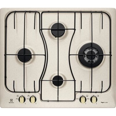 Electrolux RGG 6243 LON - Sabbia - Piano cottura a Gas Electrolux RGG 6243 LON - Sabbia - Piano cottura a Gas