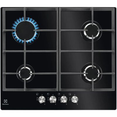 Electrolux KGG6426K Piano cottura a gas integrato nero Electrolux KGG6426K Piano cottura a gas integrato nero