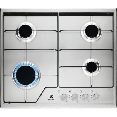 Piano cottura a gas da incasso Electrolux KGS6424SX - 60 cm, 4 zone Piano cottura a gas da incasso Electrolux KGS6424SX - 60 cm, 4 zone