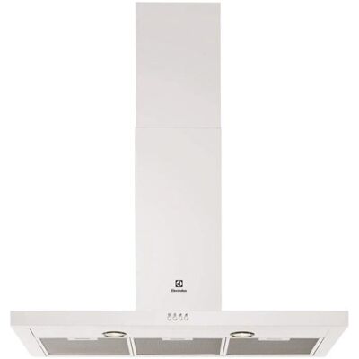 Hotte Electrolux - 89.8cm - Blanc - Décorative - Publicité Hotte Electrolux - 89.8cm - Blanc - Décorative - Publicité