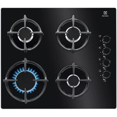 Electrolux EGG6407K Czarny Wbudowany 59 cm Gaz 4 strefy Electrolux EGG6407K Czarny Wbudowany 59 cm Gaz 4 strefy