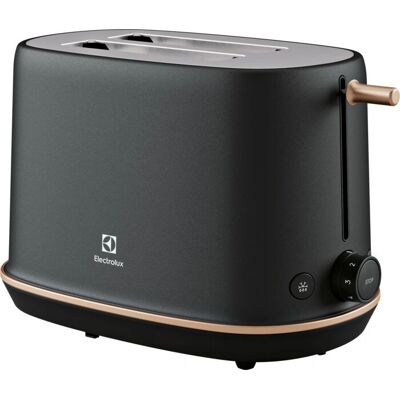 Electrolux E7T1-6BP - Svart - 2-skivers Brødrister Electrolux E7T1-6BP - Svart - 2-skivers Brødrister