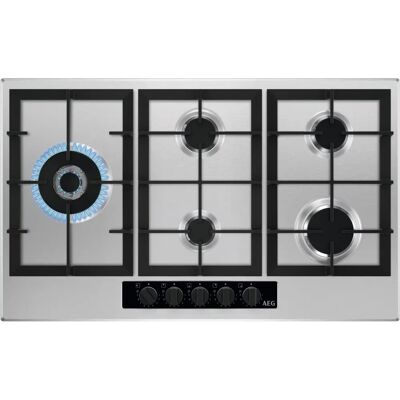 AEG 90cm Slimline Gas Hob HGB95522YM AEG 90cm Slimline Gas Hob HGB95522YM