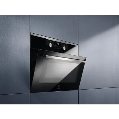 Four à Micro-ondes Encastrable Electrolux KVMDE46X avec Grill 2100W 42L Noir - Publicité Four à Micro-ondes Encastrable Electrolux KVMDE46X avec Grill 2100W 42L Noir - Publicité