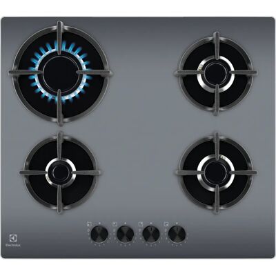 Electrolux Piano cottura a gas 60 cm 4 fuochi Speed Burner Vetro Specchiato Electrolux Piano cottura a gas 60 cm 4 fuochi Speed Burner Vetro Specchiato