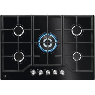 Electrolux KGG75362K Beépíthető gáz főzőlap - 75cm, 5 főzőzóna, fekete Electrolux KGG75362K Beépíthető gáz főzőlap - 75cm, 5 főzőzóna, fekete
