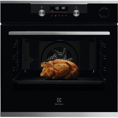 Electrolux Four Encastrable Multifonction Électrique 60 cm SteamCrisp - NOIR - Publicité Electrolux Four Encastrable Multifonction Électrique 60 cm SteamCrisp - NOIR - Publicité