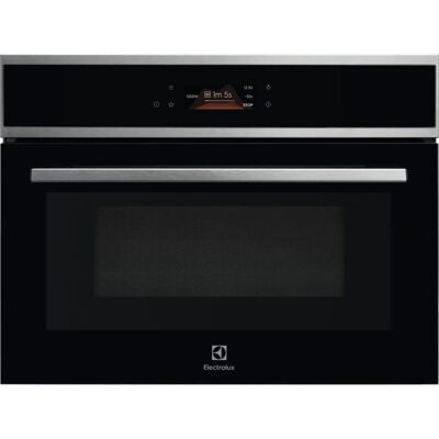 Forno a microonde da incasso Electrolux Serie 600 EVM8E08X con grill, capacità di 42 litri, potenza di 1000 watt, nero Forno a microonde da incasso Electrolux Serie 600 EVM8E08X con grill, capacità di 42 litri, potenza di 1000 watt, nero