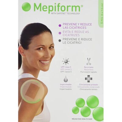 Mepiform Curativo de Silicone para Cicatrizes - Curativos para Feridas Mepiform Curativo de Silicone para Cicatrizes - Curativos para Feridas