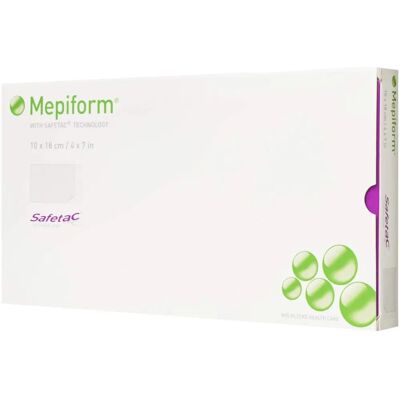 Mepiform Bandages en Silicone pour Cicatrices - 5 Pièces - Publicité Mepiform Bandages en Silicone pour Cicatrices - 5 Pièces - Publicité