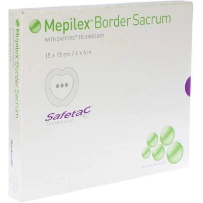 Mepilex Border Sacrum - Pansement en mousse de pression - Publicité Mepilex Border Sacrum - Pansement en mousse de pression - Publicité