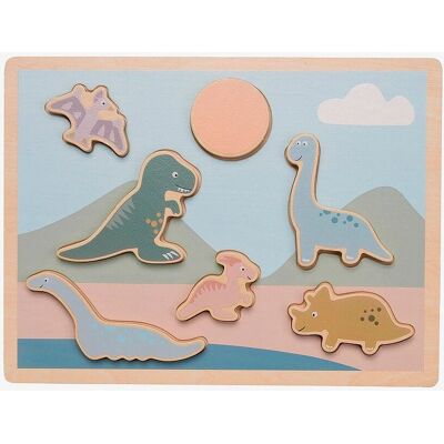 Træ Dinosaur Puzzle fra JaBaDaBaDo - Finmotorik & Fantasi Træ Dinosaur Puzzle fra JaBaDaBaDo - Finmotorik & Fantasi