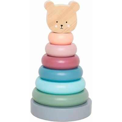 Jabadabado Holz Teddy Stapelleksak - Stapelspielzeug für Kinder Jabadabado Holz Teddy Stapelleksak - Stapelspielzeug für Kinder