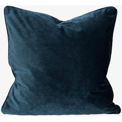 Svanefors Fløjl pudebetræk Elise 45x45 cm - Blå - Pyntepude og pudebetræk Svanefors Fløjl pudebetræk Elise 45x45 cm - Blå - Pyntepude og pudebetræk