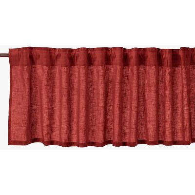 Svanefors Otila 50x250 cm Rød Gardinvalanse - Gardin Svanefors Otila 50x250 cm Rød Gardinvalanse - Gardin