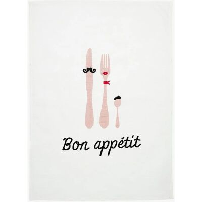 Svanefors - Appetit - Rosa - 50x70 cm - Kjøkkenhåndkle Svanefors - Appetit - Rosa - 50x70 cm - Kjøkkenhåndkle