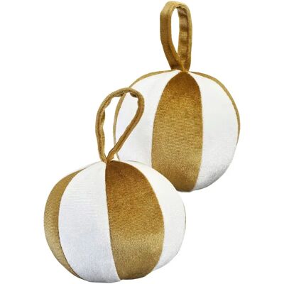 Svanefors Model: Kula 2-pack - Guld - Julepynt Svanefors Model: Kula 2-pack - Guld - Julepynt