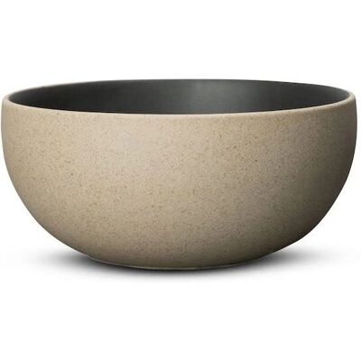 Byon Fumiko Skål - 14cm beige-svart Byon Fumiko Skål - 14cm beige-svart