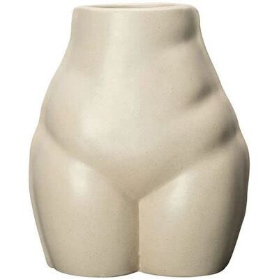 Byon Nature Vase 19cm - Beige - Unisex - Porcelæn Byon Nature Vase 19cm - Beige - Unisex - Porcelæn