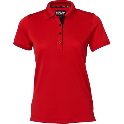 SouthWest - Sandy Polo - Rød - 100% Polyester - Polo shirt SouthWest - Sandy Polo - Rød - 100% Polyester - Polo shirt