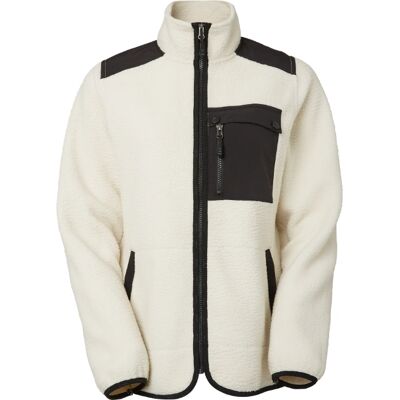 SouthWest Polly Fleece Vest - Sherpa, Resirkulert, Kvinner, Off White SouthWest Polly Fleece Vest - Sherpa, Resirkulert, Kvinner, Off White